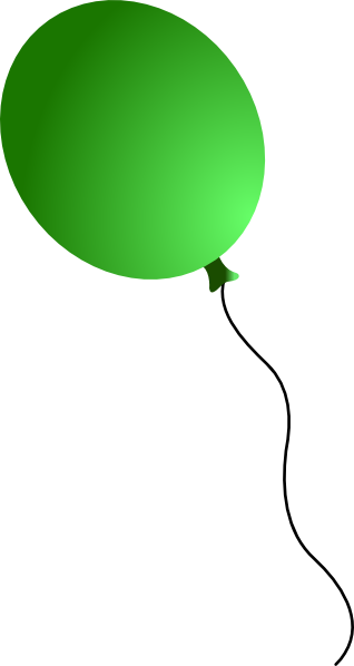 green balloon clip art - photo #9