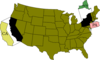 Turquoise U.s. Map Clip Art