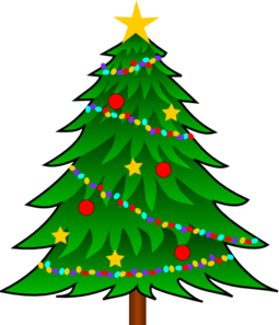 Snowy Christmas Tree Clipart