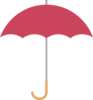 Red Umvbrella Clip Art