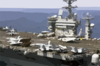 Uss Nimitz (cvn 68) Transits The Arabian Gulf As It Prepares For Flight Quarters. Clip Art