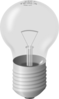 Clear Lightbulb Clip Art