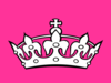 Pink Background Crown Clip Art