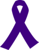 Purple Cancer Ribbon Clip Art