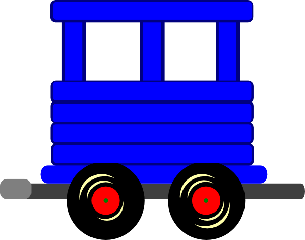 train carriage clip art - photo #3