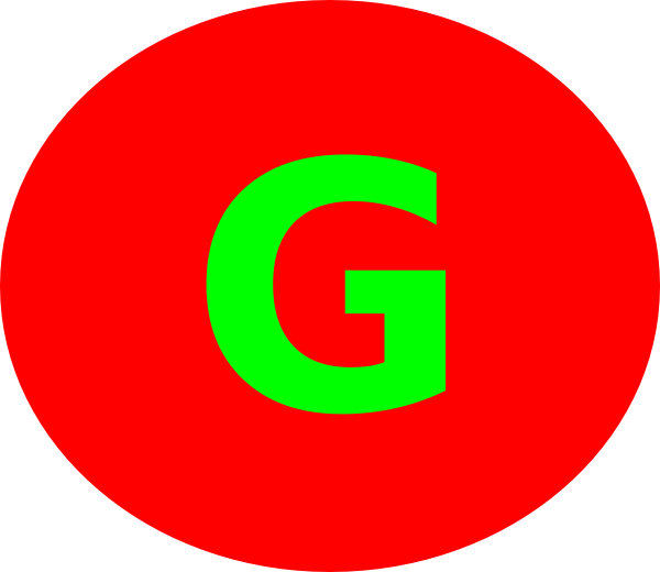 Letter G Red Circle Clip Art At Vector Clip Art Online