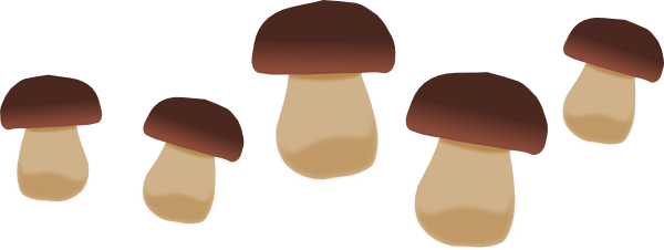 mushroom slice clip art - photo #24