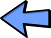 Blue Arrow Left Clip Art