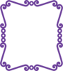 Scrolly Frame New Purple2 Clip Art
