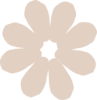 Flower Shadow Clip Art