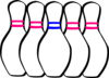 Bowling Pins Clip Art