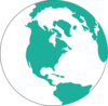 World Grey Logo Clip Art