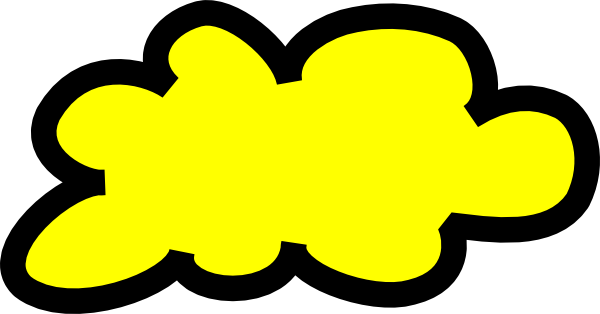 yellow cloud clipart - photo #42