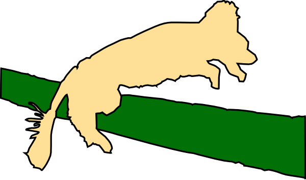dog jumping clipart - photo #42