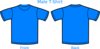 Kaos Polos Biru Clip Art