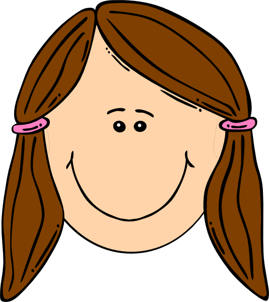 clipart girl smiling - photo #7