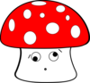 Confused Mushroom 3 Clip Art