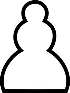 White Pawn Clip Art