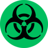 Green Biohazard Clip Art