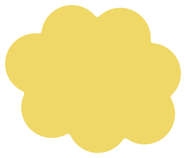 yellow cloud clipart - photo #3