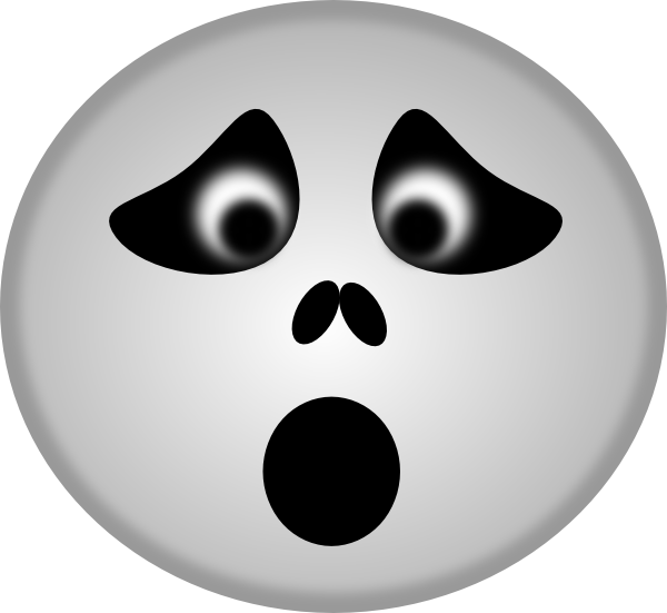 Spooky Ghost Clip Art at Clker.com - vector clip art online, royalty