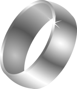 Mens Silver Ring Clip Art