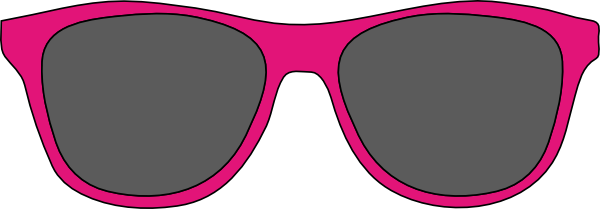 free clipart sunglasses. Pink Sunglasses clip art