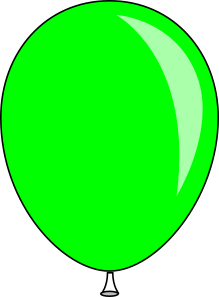 Green Baloon Clip Art at Clker.com - vector clip art online, royalty