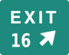Exit 16 Clip Art