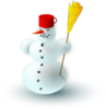 Melting Snowman Clip Art