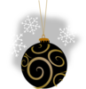 Black Decorative Ornament Clip Art
