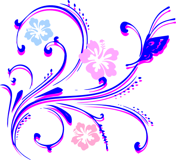 free clipart butterflies and flowers - photo #7