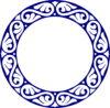 Scroll Circle  Monogram Clip Art