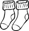 Neat Socks Clip Art