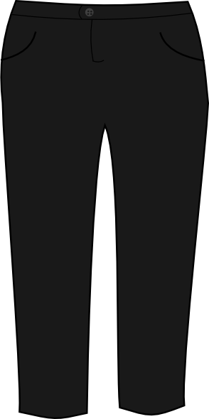 Trousers Black Clip Art at  - vector clip art online