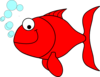 Red Goldfish Clip Art