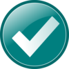 Teal Checkmark Clip Art