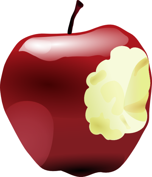 apple bite clipart - photo #1