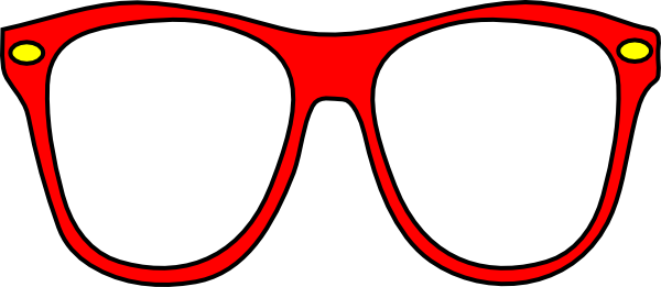 Red Glasses Clip Art at Clker.com - vector clip art online, royalty