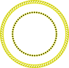 Yellow Rope Border Clip Art