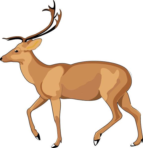 Antelope Clip Art at Clker.com - vector clip art online, royalty free