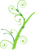 Green Branch Leaves  Clip Art