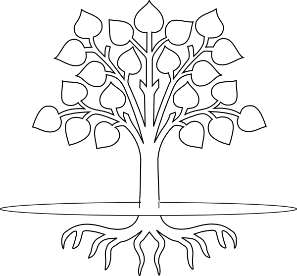 clipart trees with roots - photo #33