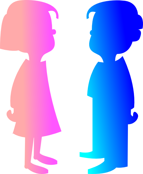 boy and girl clipart image - photo #11