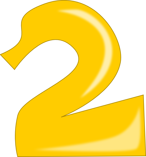 yellow numbers free clip art - photo #19