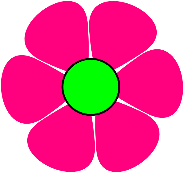 clipart flower pink. pink flower clip art free.