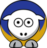 Sheep - James Madison Dukes - Team Colors - College Football Clip Art