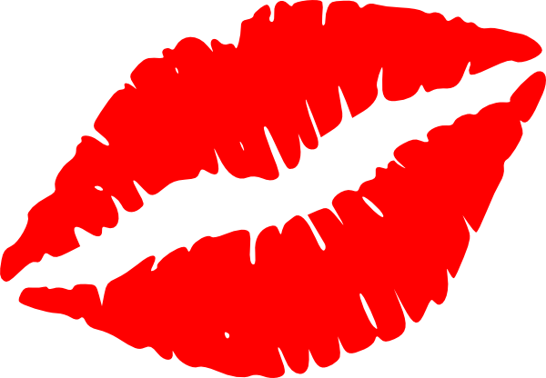 clip art big red lips - photo #1