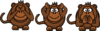 Brown Monkeys Clip Art