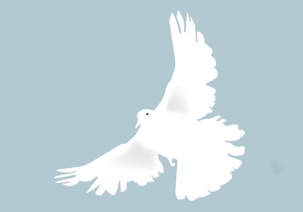 White Dove clip art